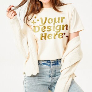 6 Comfort Colors 1717 tshirt Mockup Bundle | Model Mockup | Shirt Mockup Bundle | Mega Mockup Bundle | Summer Spring Mockup image 2