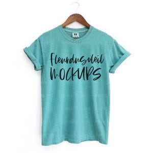 Comfort Colors 1717 Mockup Bundle | C1717 T-Shirt Mockups Boho Trendy Shirt Flat Lay | Digital Download Shirt Mockup for Etsy POD image 2