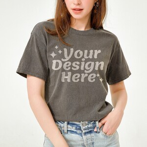 6 Comfort Colors 1717 tshirt Mockup Bundle | Model Mockup | Shirt Mockup Bundle | Mega Mockup Bundle | Summer Spring Mockup image 7