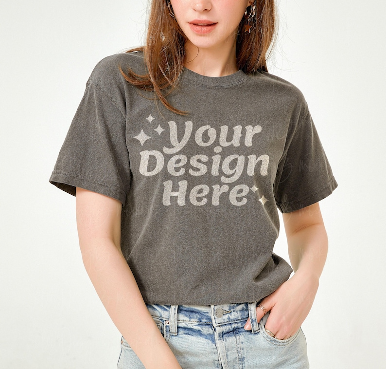 6 Comfort Colors 1717 tshirt Mockup Bundle | Model Mockup | Shirt Mockup Bundle | Mega Mockup Bundle | Summer Spring Mockup image 7
