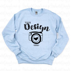39X Gildan 18000 Mockup Bundle Gildan Mock up Bundle Gildan Sweatshirt Mockup Gildan 18000 Gildan folded Sweatshirt Mock ups image 3