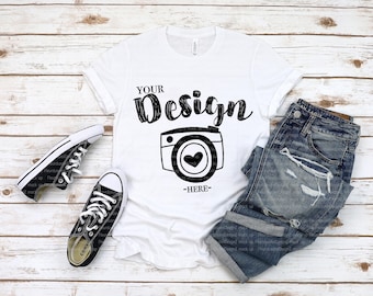 Bella Canvas Mockup | bella canvas 3001 White mockup | T-Shirt Mock Up | Mock Up | Flat Lay | Mock Up | bella canvas mockup