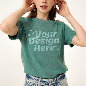 6 Comfort Colors 1717 tshirt Mockup Bundle | Model Mockup | Shirt Mockup Bundle | Mega Mockup Bundle | Summer Spring Mockup image 4