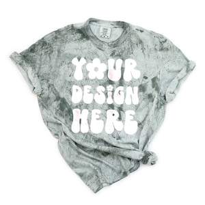 Comfort Colors 1745 Fern | cc1745 Fern Mockup | Comfort Color Mockup | Tye Dye Tshirt Mockup | Comfort Colors Color Blast