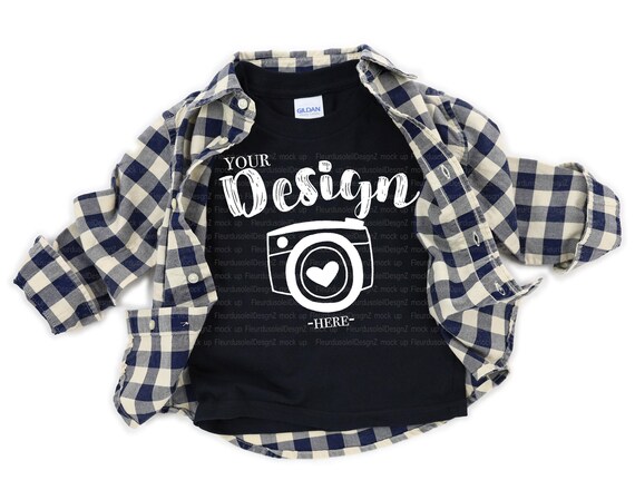 kids t shirt mockups Gildan 5100p Black T-Shirt Toddler Flat Lay Toddler Flat Lay kids tee mockup boy mockup t-shirt mockup kids