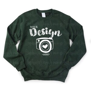 39X Gildan 18000 Mockup Bundle Gildan Mock up Bundle Gildan Sweatshirt Mockup Gildan 18000 Gildan folded Sweatshirt Mock ups image 9