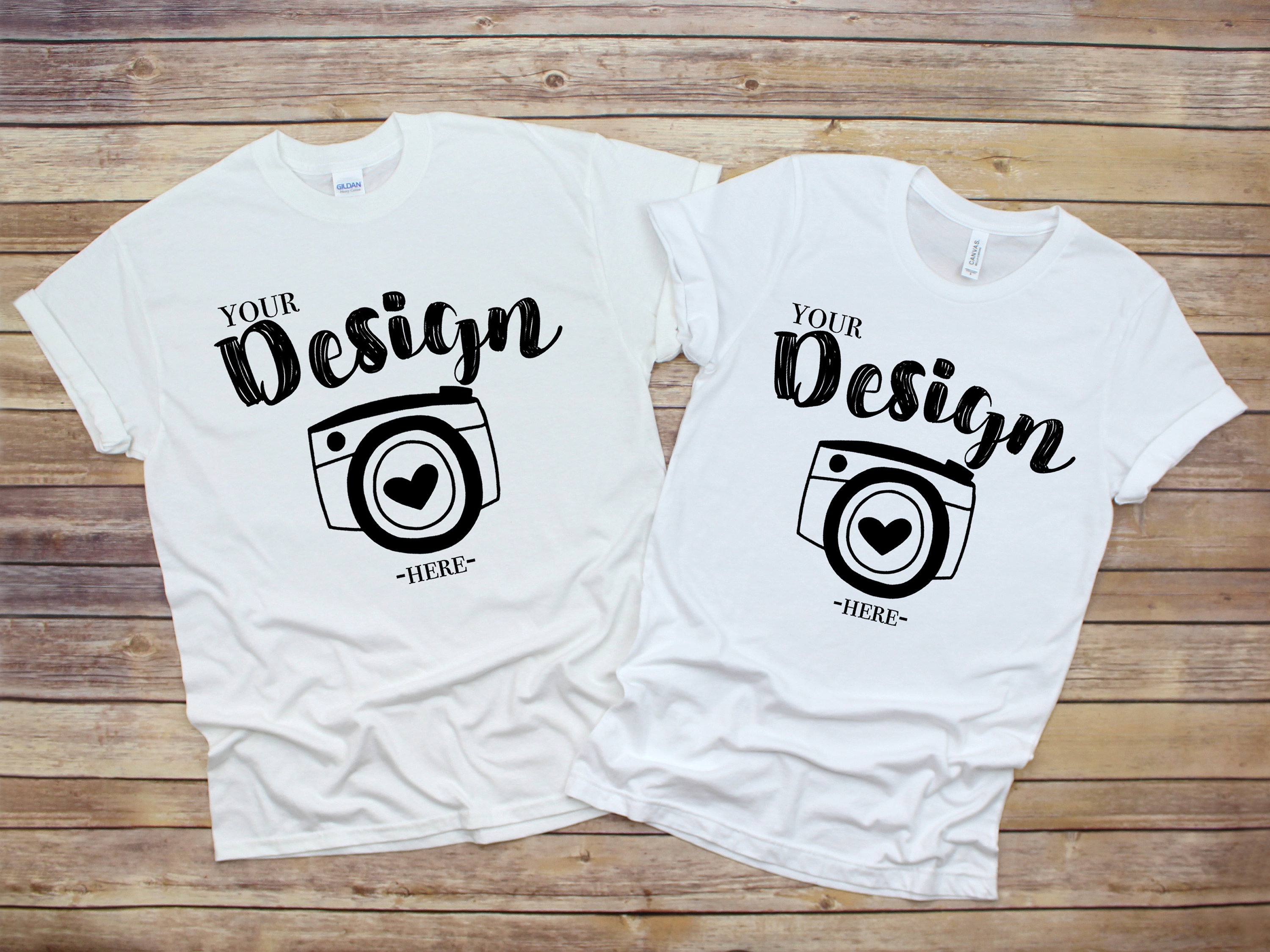 shirt Bella Canvas 3001 \u0026 Gildan 500 