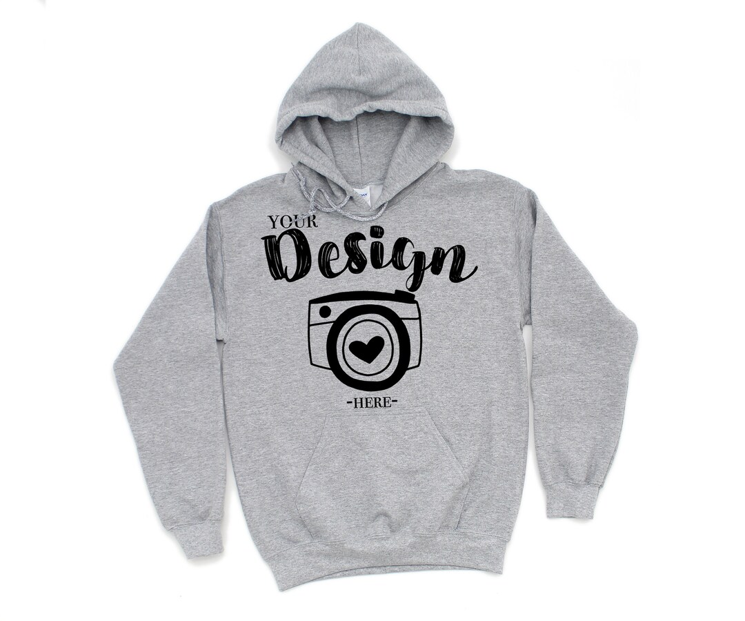 Gildan 18500 Felpa con cappuccio Brand Sport Grigio felpa con