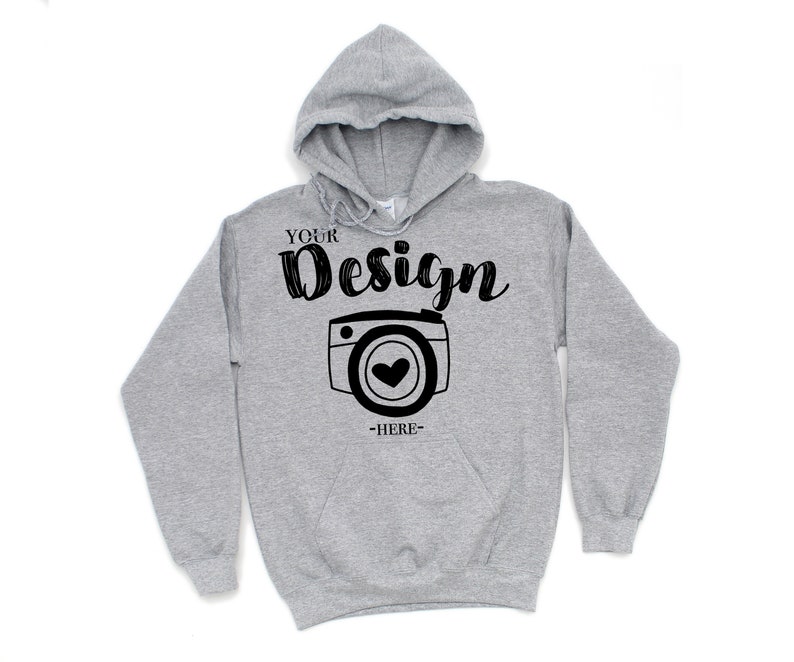 Download Gildan 18500 Hooded Sweatshirt Brand Sport Grey hoodie ...