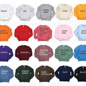Gildan 18000 Shirt Mockup Bundle | G180 Mega Mockup Bundle | tshirt Mockup | Gildan 18000 Sweatshirt Mockup | Fall Mockup image 2