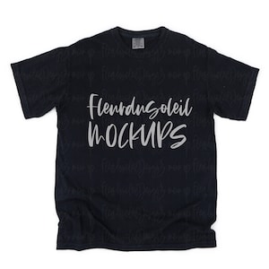 Comfort Colors Mockup Comfort Colors 1717 black Mockup 1717 black C1717 Mockup black T Shirt Mockup men mockup