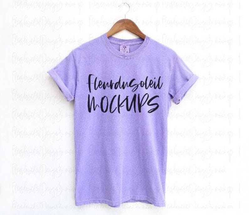 Comfort Colors 1717 Mockup Bundle | C1717 T-Shirt Mockups Boho Trendy Shirt Flat Lay | Digital Download Shirt Mockup for Etsy POD image 8