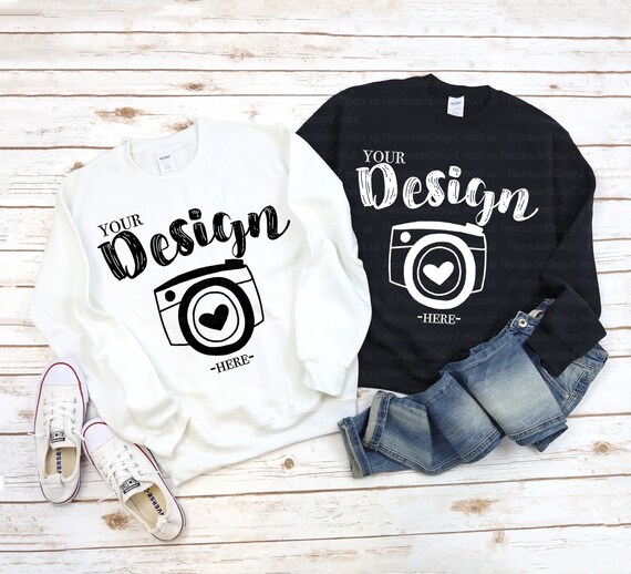 Family Blank Mockup Black And White Mock Up Family Flat Lay Etsy