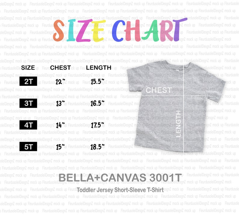 bella canvas sweatshirt size chart