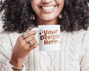 11oz Coffee Mug Mockup, mug mock ups, coffee mug mock up, mug mockups, pod ceramic cup, white cup mock up black Model Mockup