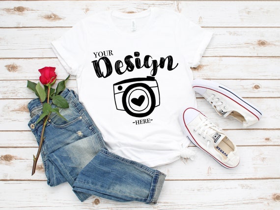 Download Bella Canvas Mockup Bella Canvas T Shirt Mockup Bella Etsy PSD Mockup Templates