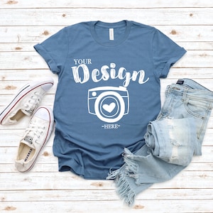 bella canvas mockup 3001 steel blue bella canvas mock up 3001 bella canvas mockup summer