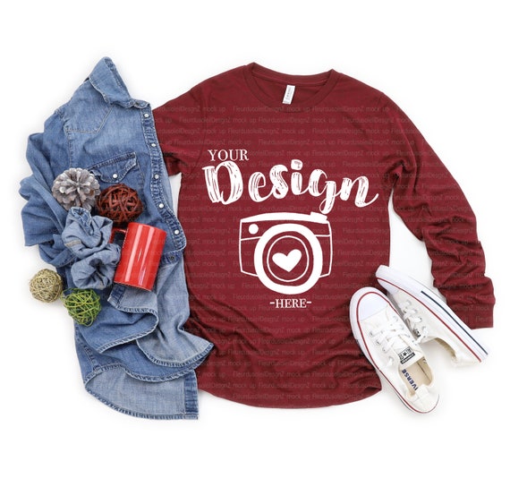 Bella Canvas 3501 Heather Cardinal 