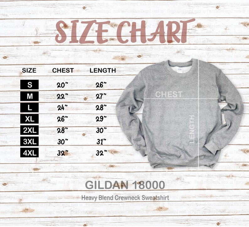 gildan size chart women's