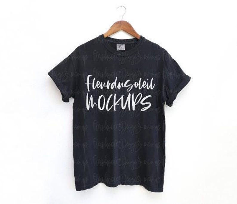 Comfort Colors 1717 Mockup Bundle | C1717 T-Shirt Mockups Boho Trendy Shirt Flat Lay | Digital Download Shirt Mockup for Etsy POD image 9