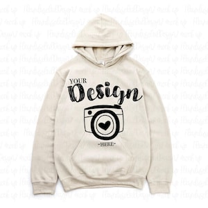 Gildan 18500 Hoodie Mockup Bundle | Flat Lay Sweatshirt Mockups | G185 Hooded Sweater | Simple White Background Mock image 4