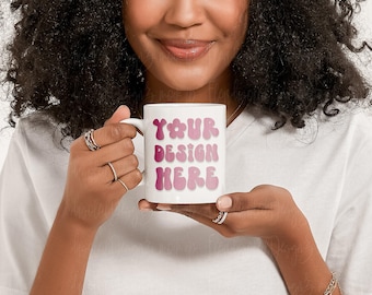 11oz Coffee Mug Mockup, mug mock ups, coffee mug mock up, mug mockups, pod ceramic cup, white cup mock up black Model Mockup