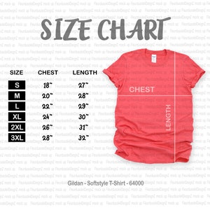 Gildan 64000 Größentabelle Gildan 64000 Mockup Gildan Größen Flach Lay Mockup T-Shirt Größentabelle Gildan Softstyle Shirt Größentabelle