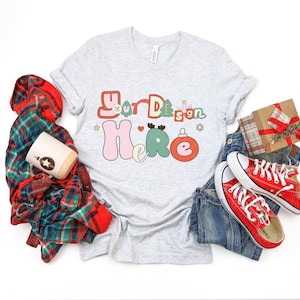 Bella Canvas 3001 Tshirt Mockup Bella Canvas Shirt 3001 Mock 3001 Ash Mockup Christmas Mockup Holiday Mockup