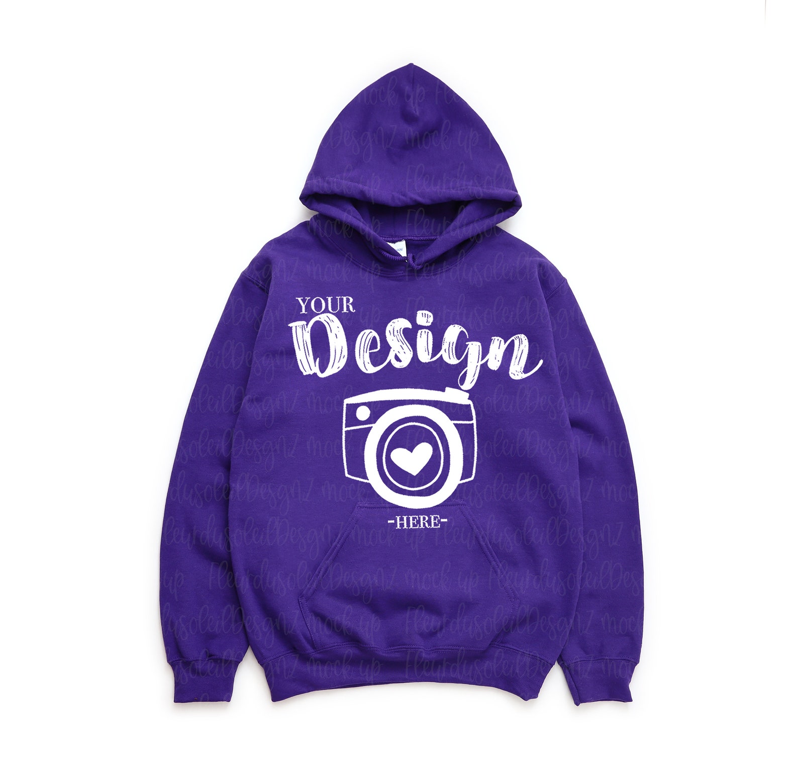purple gildan sweatshirt