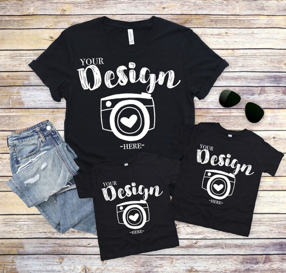 Fathers Day Blank White T Shirt Bella Canvas 3001 3001t Black Etsy