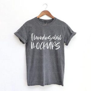 Comfort Colors 1717 Mockup Bundle | C1717 T-Shirt Mockups Boho Trendy Shirt Flat Lay | Digital Download Shirt Mockup for Etsy POD image 4