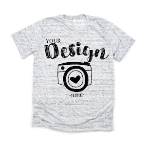 Bella + Canvas 3650 White Marble Unisex Poly T-shirt | Bella Canvas Mockup | Summer T-shirt Mockup | Women Tshirt Mockup