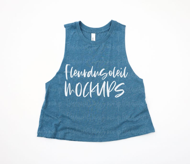 Bella Canvas 6682 Heather Deep Teal Mock Up Bella Canvas Mockup Womens Tank Top Mockup 6682 Mock Up 6682 Heather Deep Teal Mockup image 1