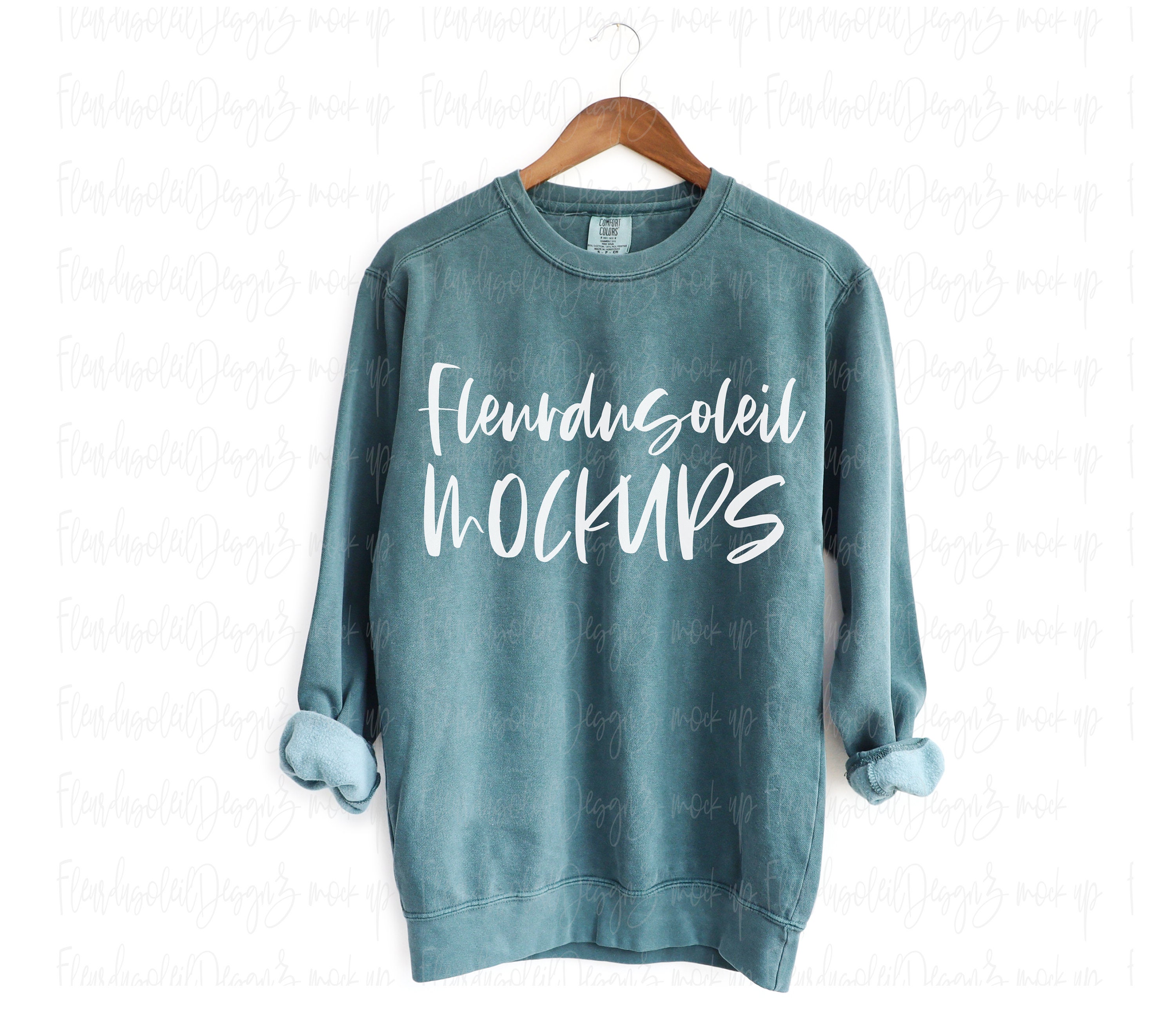 Comfort Color Blue Spruce Sweatshirt