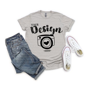 Next Level 6200 Silver | men mockup | Shirt Mock Up | TShirt Mockup | Cotton Unisex T-Shirt Mockup