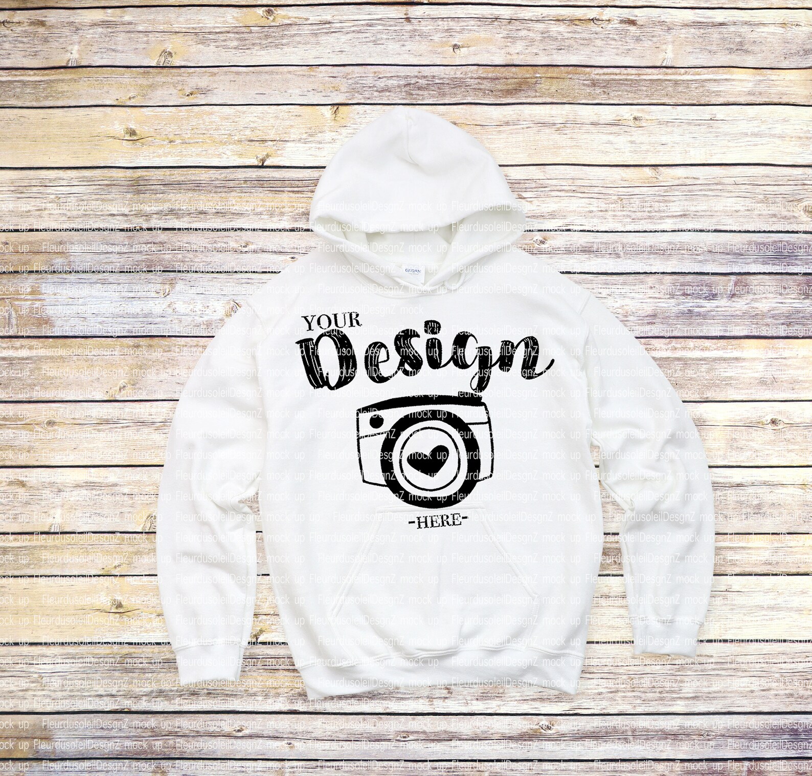 Download Gildan 18500 Mockup weiß Hoodie Mockup Hoodie Mockup ...