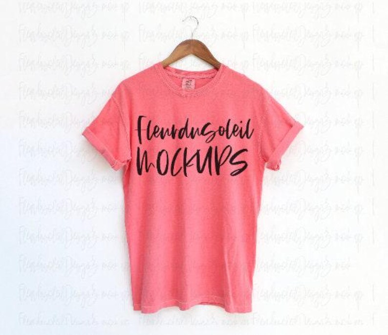 Comfort Colors 1717 Mockup Bundle | C1717 T-Shirt Mockups Boho Trendy Shirt Flat Lay | Digital Download Shirt Mockup for Etsy POD image 6