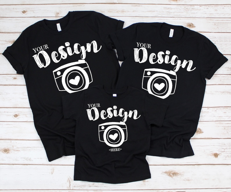 Download Family Blank Black T-Shirt Bella Canvas 3001 3001T family ...