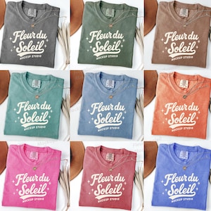 Lot de maquettes Comfort Colors 1717 | Lot de maquettes Flatlay C1717 | Maquette de t-shirt plié | Vraie photo