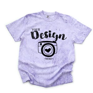 Paquete Comfort Colors 1745 / Maqueta del paquete cc1745 / Maqueta del paquete Comfort Color / Maqueta de camisetas tie-dye / Explosión de color Comfort Colors imagen 2