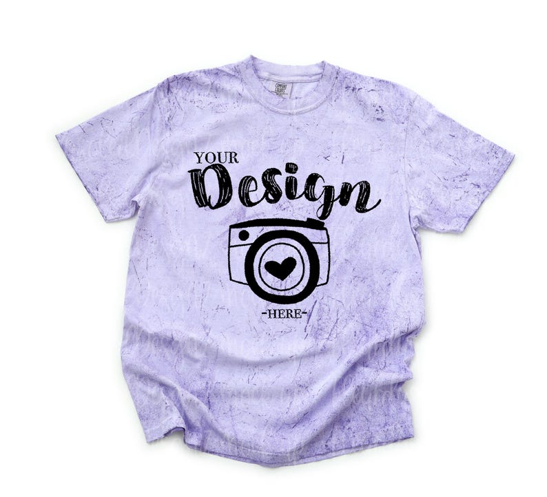 Paquete Comfort Colors 1745 / Maqueta del paquete cc1745 / Maqueta del paquete Comfort Color / Maqueta de camisetas tie-dye / Explosión de color Comfort Colors imagen 2