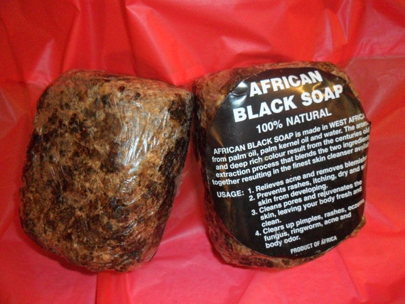 raw african black soap