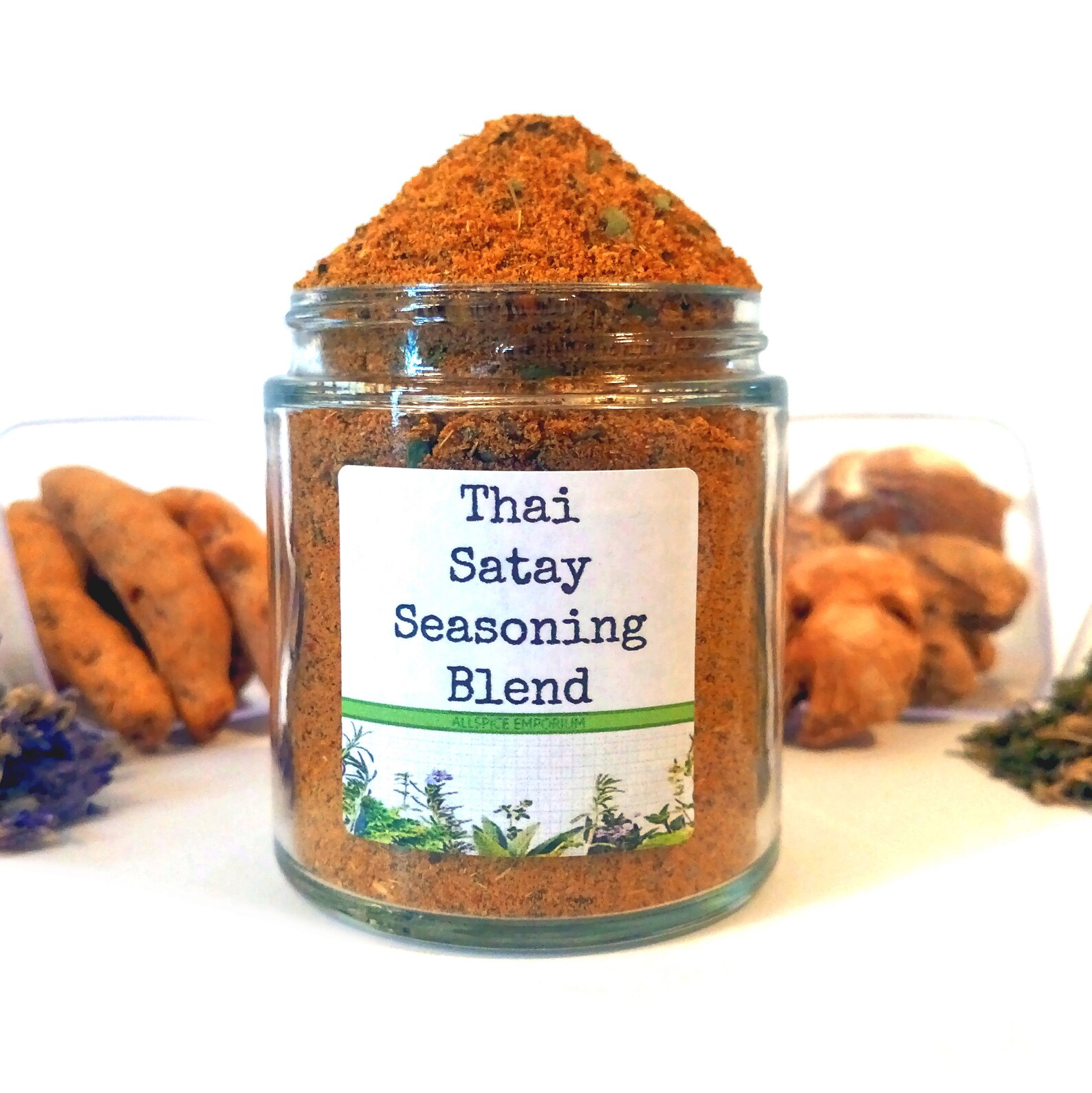 Thai Satay Seasoning Blend Kebab Rub Gourmet Spices No MSG Etsy