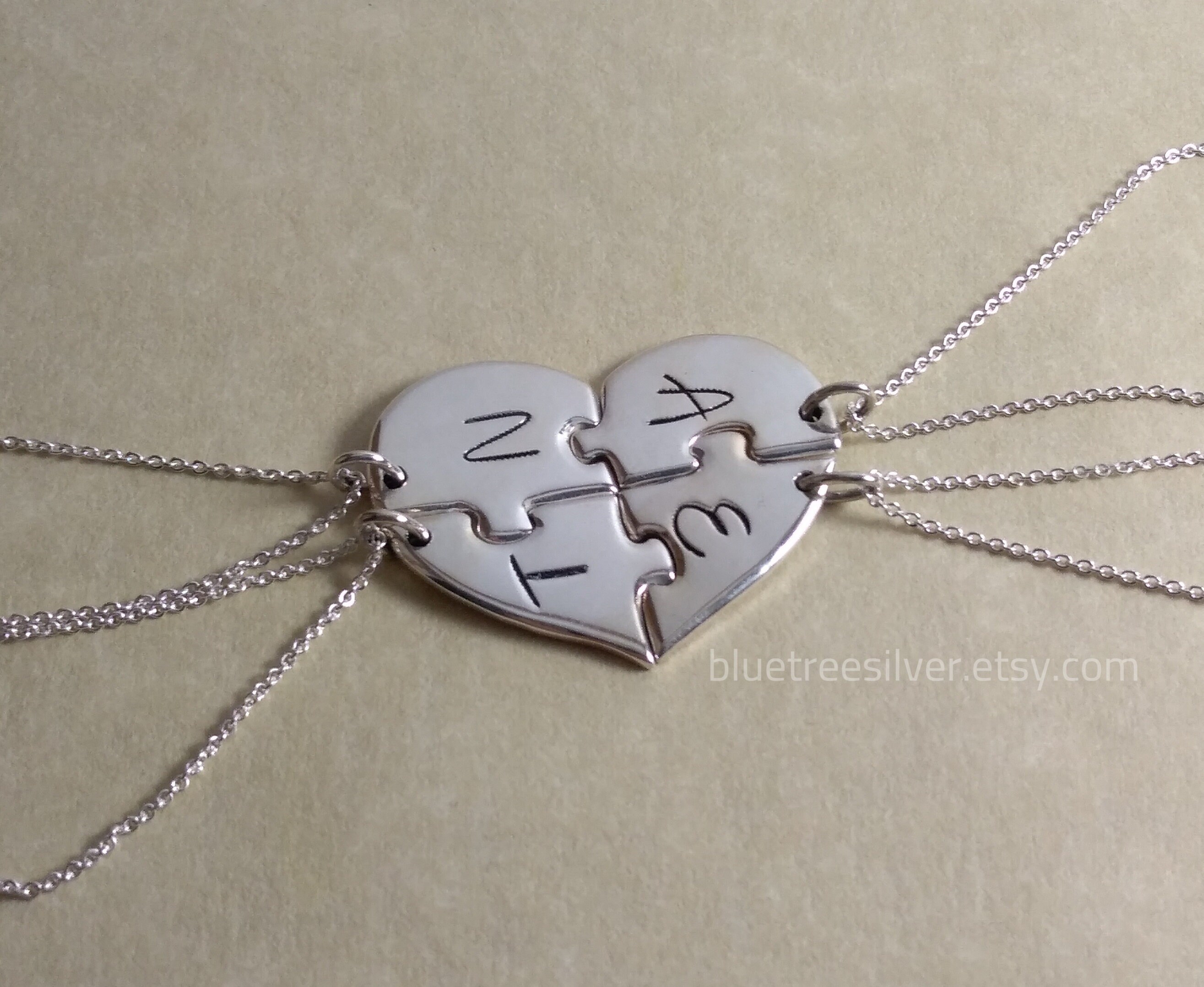 Piece Puzzle Heart Necklace. - Etsy 