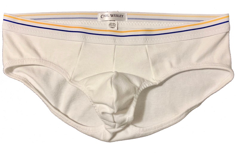 Mens White Cotton Briefs Underwear Mens Underwear Etsy