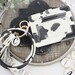 Cow Print Keychain, Cow Print Wristlet, Cow Print Phone Case, Cow Print Wallet, Cow Print ID Holder, Cow Print Card Holder, Monogrammed 