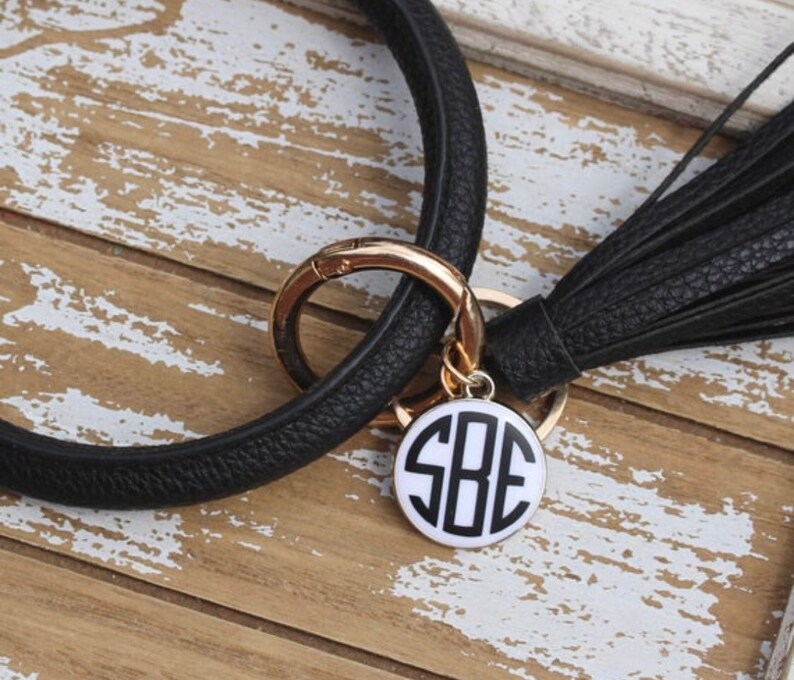 Key Ring Key Ring Bracelet Leopard Key Rings for Women Key Etsy