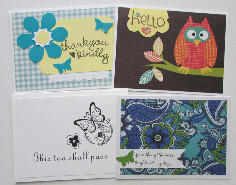 Handmade Cards 50 Assorted Greeting Cards Bulk cards Variety Etsy