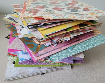 6x6 Scrapbook Cardstock Paper Variety Pack: 40 Floral, Polka Dot Sheets