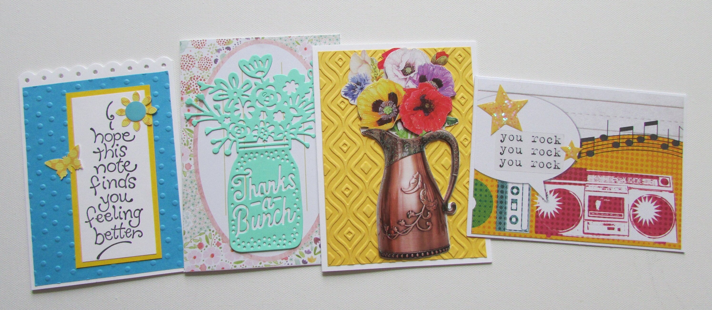25 Handmade Cards Assorted Greeting Cards Bulk cards Variety Etsy